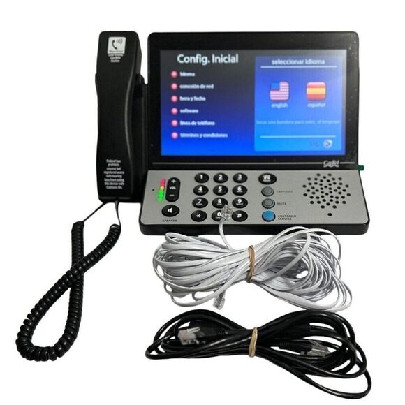 CAPTEL 2400I-CAPTIONED TELEPHONE -#CT2400I-WIFI TOUCHSCREEN W/ POWER SUPPLY - Picture 1 of 7